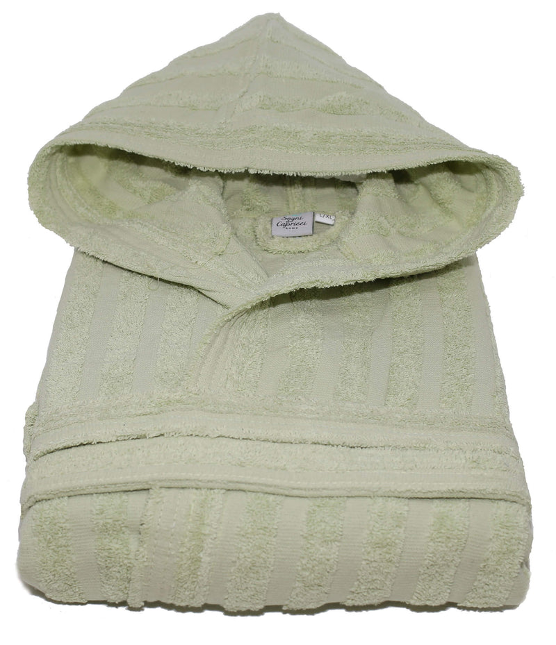 Accappatoio in Spugna 100% Cotone Sally Lines Verde Chiaro Taglia S/M