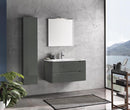 Mobile da Bagno sospeso Palma 01 Grigio Laccato TFT