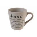 Set 3 tazzine Caffè "Deca" Ø5x5,5 cm in Bone China VdE Tivoli 1996 