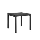 Tavolo Allungabile Hawaii 90/180x90x75 h cm in Alluminio Antracite