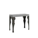 Consolle Allungabile 90-196x40x77 cm in Nobilitato Grigio