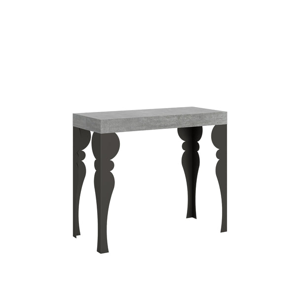 acquista Consolle Allungabile 90-196x40x77 cm in Nobilitato Grigio