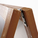 Lavagna a Cavalletto Magnetica 60x78 cm Cornice in Legno di Faggio Dark Wood