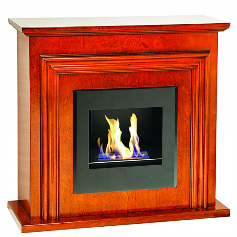 Camino a Bioetanolo da Terra 80,5x28,5 cm Struttuta in Legno 