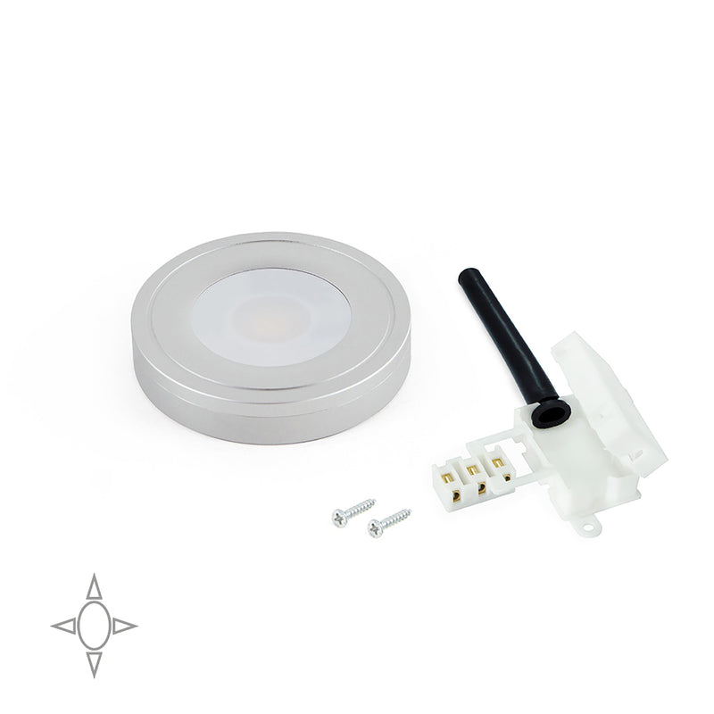 Faretto Led Volans con Luce Naturale 6 Pezzi Anodizzato Opaco Tecnoplastica e Alluminio Emuca