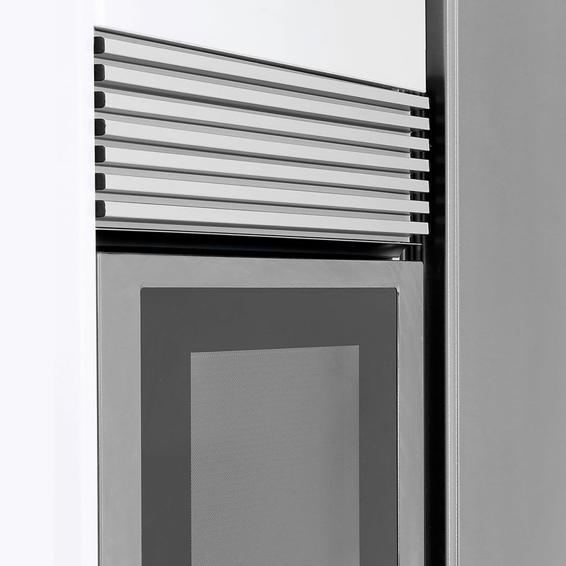 Griglia di Ventilazione 7 Doghe per Frigorifero o Forno da Incasso 60 cm in Alluminio Emuca