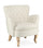 Fauteuil 71,5x72,5b cm Orlins Crème