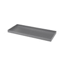 Sottovaso Rettangolare per Vaso a Cassettone Schio Tera Cassa Smoke 80x29,5 cm in Plastica Grigio 