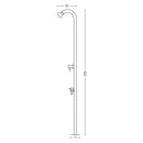 Doccia da Giardino con Rubinetto Belfer 42D1 Acciaio Inox