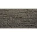 Set 12 Pannelli Decorativi Area 8,6 mq 120x60x2,5 cm Rivestimento Murale Effetto Mattoni in Pietra 3D in PU Grigio Ardesia