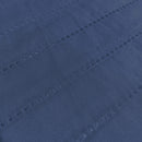 Copridivano Trapuntato con Penisola Destra Seduta in Microfibra Blu Scuro Varie Misure