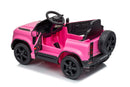 Macchina Elettrica per Bambini Licenza Land Rover Defender Small 12V con Telecomando Rosa