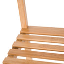 Scaffale Portaoggetti in Bambù a 5 Ripiani 36x36x145 cm 