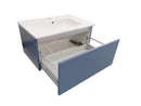 Mobile Bagno Sospeso 100 cm in Legno TFT Ibiza Blu Opaco