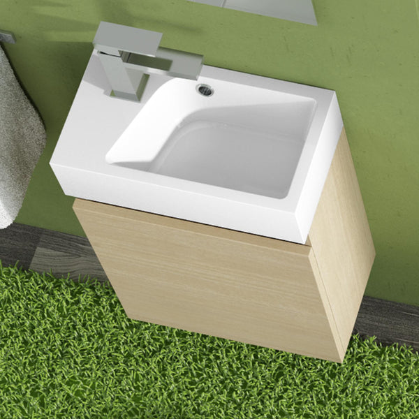online Lavabo en acrylique blanc 40cm Fosterberg Linz 1