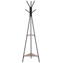 Appendiabiti da Terra con 2 Ripiani 32,5x45,5x182 cm  Pin