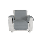 Copridivano Trapuntato in Microfibra Grigio Chiaro Varie Misure