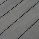 Set Tavolo e 6 Sedie da giardino in Legno e Rattan Sintetico con Cuscini Marrone 
