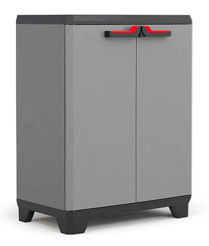 online Armadio da Esterno 1 Ripiano 68x39x90H cm in Plastica Keter Stilo Basso Grigio