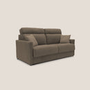 Divano Letto 3 Posti 196x102x97 cm in Tessuto Marrone