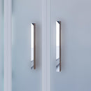 Box Doccia Semicircolare 2 Ante Scorrevoli in Cristallo Acidato 6mm H195 Bonussi Lucy Varie Misure