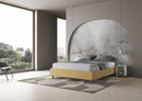 Letto Matrimoniale Large Azelia Ocra Varie Misure