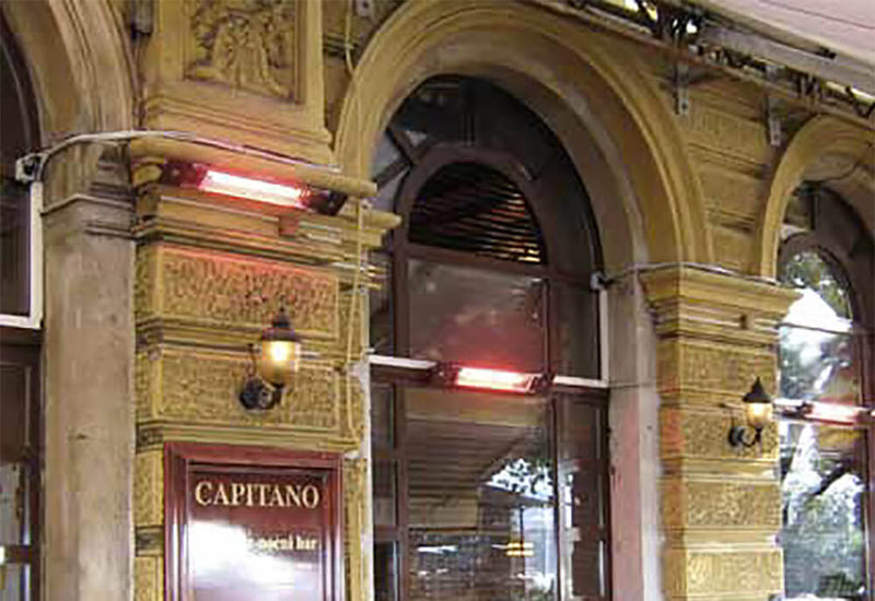 Stufa Elettrica ad Infrarossi 83x3,8x12 cm da Parete 1200W con Telecomando Moel Petalo