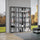 Libreria Moderna 5 Ripiani 178x36x204 cm in nobilitato Grigio