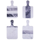 Set 4 Taglieri 25,5x15 cm  in Ceramica VdE Tivoli 1996 Marmo