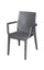 Chaise de jardin 55x54x85 cm en résine marron