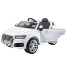 Macchina Elettrica per Bambini 12V con Licenza Audi Q7 Bianco