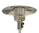 Stufa da Esterno Fungo a Gas in Ferro Patio Heater Bianca 