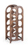 Porta Bottiglie da 10p 27x20x67 cm in Legno Yukon Marrone