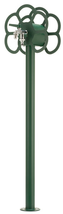 Fontana da Giardino con Rubinetto e Portatubo Integrato Belfer 42/SRF Verde