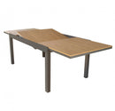 Tavolo Cayman Allungabile 160/240x95x75 h cm in Alluminio Taupe