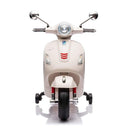 Moto Elettrica per Bambini Licenza Piaggio Vespa GTS Super con Batteria 12V Bianco      