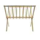 Organizer Richiudibile portariviste da terra 22x38xH33 cm in legno chiaro