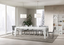 Tavolo Allungabile 160/420x90x77 cm Naxy Premium Bianco Frassino  