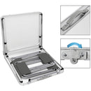 Set tavolo e 4 sgabelli pieghevoli pic nic richiudibile in valigetta