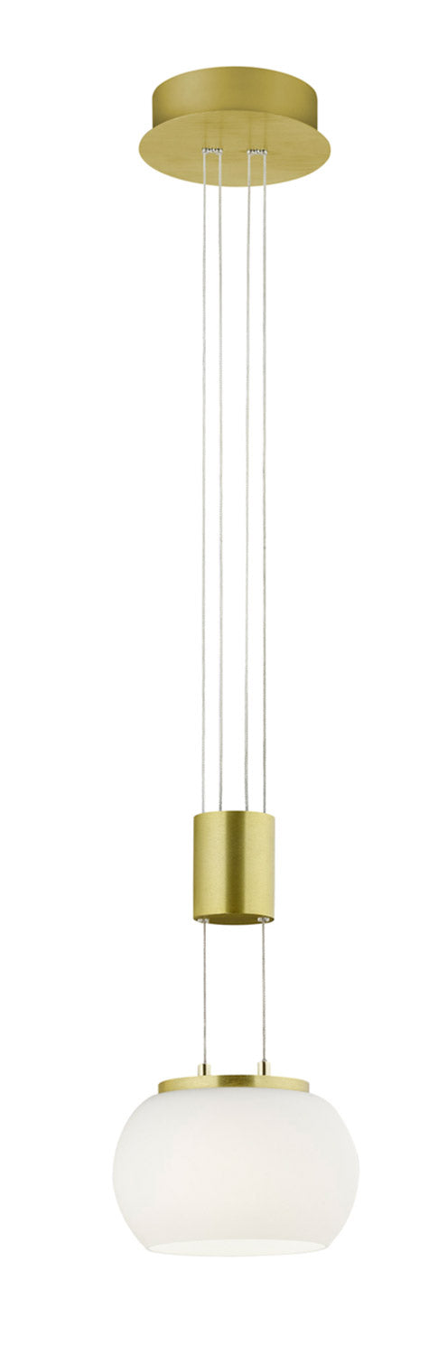 Lampada a Sospensione da Interno a LED in Alluminio Ottone Opaco acquista