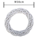 Set 4 Corone Intrecciata di Willow Larghezza 30 cm