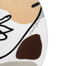 Piatto da Portata Ø38x4 cm  in Ceramica VdE Tivoli 1996 Face to grey 