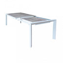 Tavolo Allungabile Portland 175/235x100x75 h cm in Alluminio Bianco