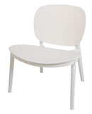 Sedia da Giardino 49x71x58,5 cm in Polipropilene Camilla Bianca