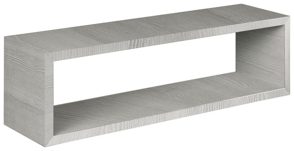 Mensola da Parete 60x18x15,5 cm in Fibra di Legno Regolo Rovere Grigio sconto