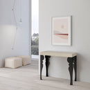 Consolle Allungabile 90-300x40x77 cm Paxon Premium Cashmere Telaio Antracite 