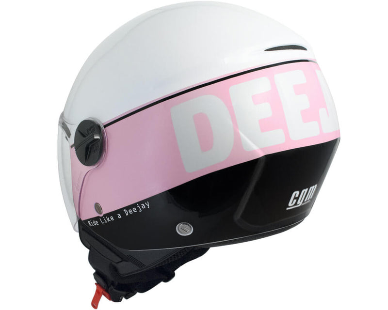 Casco Jet per Scooter Visiera Lunga CGM Deejay 107DJ3 Rosa
