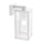 Applique d'extérieur basse E27 en aluminium sovil blanc