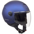 Casco Jet per Scooter Visiera Lunga CGM Florence 107A Blu Opaco