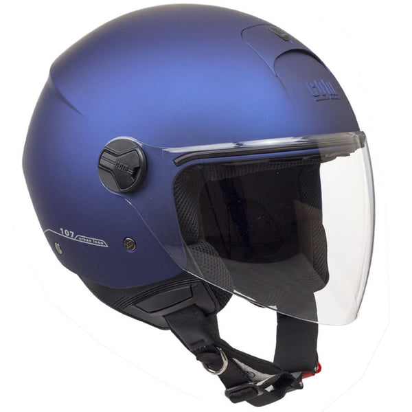 online Casque Jet pour Scooter Visière Longue CGM Florence 107A Bleu Mat